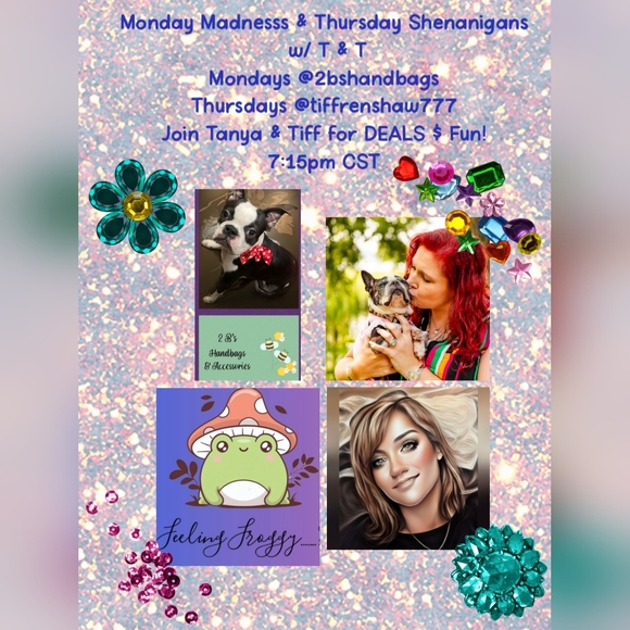 Handbags - Tiff & 2bshandbags Monday Madness &Thursday Shenanigans! 7:15 CST